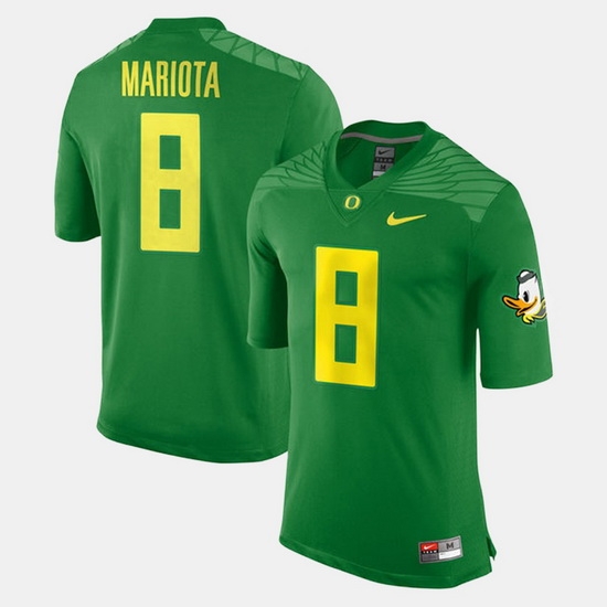 Men Oregon Ducks Marcus Mariota Alumni Football Game Green Jersey Men Oregon Ducks Marcus Mariota Alumni Football Game Green Jersey