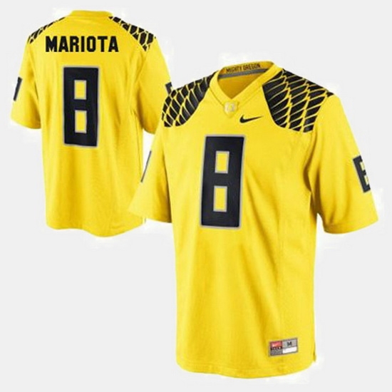 Men Oregon Ducks Marcus Mariota College Football Yellow Jersey Men Oregon Ducks Marcus Mariota College Football Yellow Jersey
