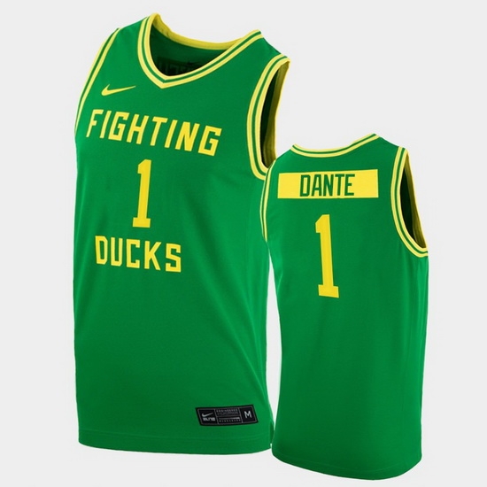 Men Oregon Ducks N'Faly Dante College Basketball Green Replica 2020 21 Jersey Men Oregon Ducks N'Faly Dante College Basketball Green Replica 2020 21 Jersey