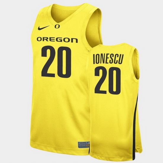 Men Oregon Ducks Sabrina Ionescu Replica Yellow College Basketball Jersey Men Oregon Ducks Sabrina Ionescu Replica Yellow College Basketball Jersey