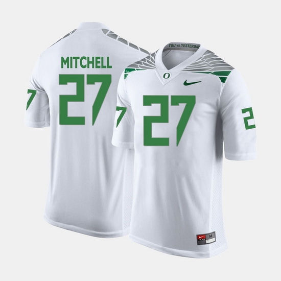 Men Oregon Ducks Terrance Mitchell College Football White Jersey Men Oregon Ducks Terrance Mitchell College Football White Jersey