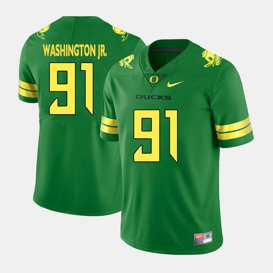 Men Oregon Ducks Tony Washington Jr. College Football Green Jersey Men Oregon Ducks Tony Washington Jr. College Football Green Jersey