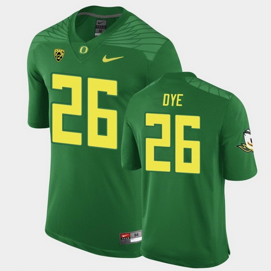 Men Oregon Ducks Travis Dye Replica Green Game Football Jersey Men Oregon Ducks Travis Dye Replica Green Game Football Jersey