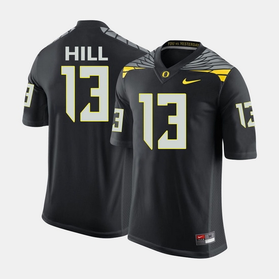 Men Oregon Ducks Troyhill College Football Black Jersey Men Oregon Ducks Troyhill College Football Black Jersey