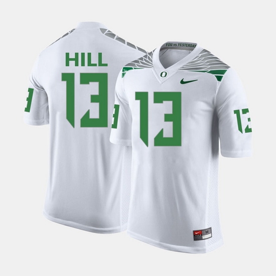 Men Oregon Ducks Troyhill College Football White Jersey Men Oregon Ducks Troyhill College Football White Jersey