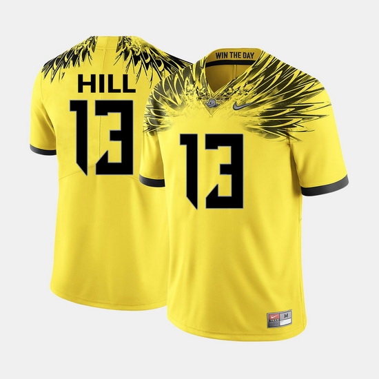 Men Oregon Ducks Troyhill College Football Yellow Jersey Men Oregon Ducks Troyhill College Football Yellow Jersey