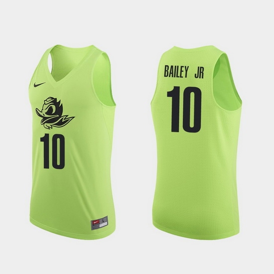 Men Oregon Ducks Victor Bailey Jr. Apple Green Authentic College Basketball Jersey 0A Men Oregon Ducks Victor Bailey Jr. Apple Green Authentic College Basketball Jersey 0A
