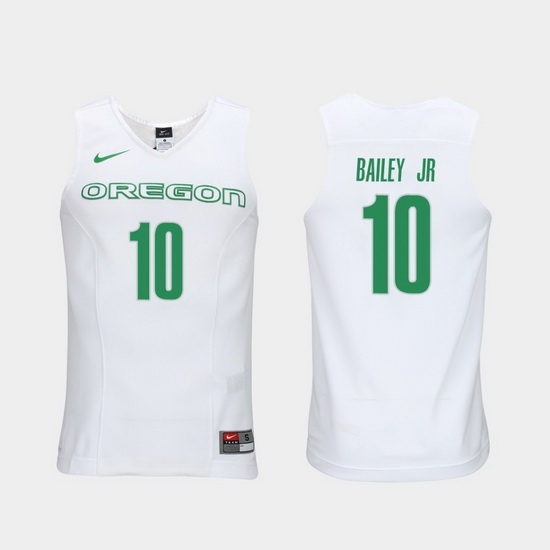Men Oregon Ducks Victor Bailey Jr. White Elite Authentic Performance College Basketball Jersey Men Oregon Ducks Victor Bailey Jr. White Elite Authentic Performance College Basketball Jersey