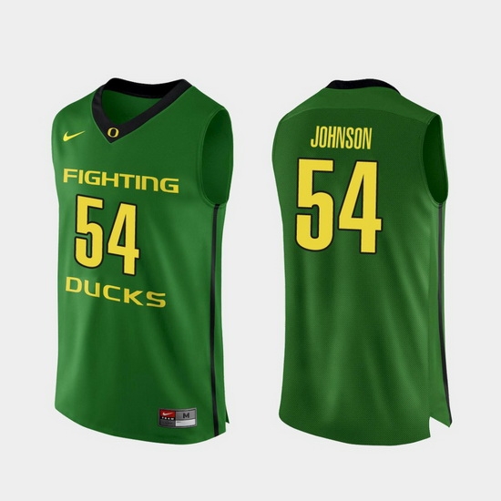 Men Oregon Ducks Will Johnson Apple Green Authentic College Basketball Jersey Men Oregon Ducks Will Johnson Apple Green Authentic College Basketball Jersey