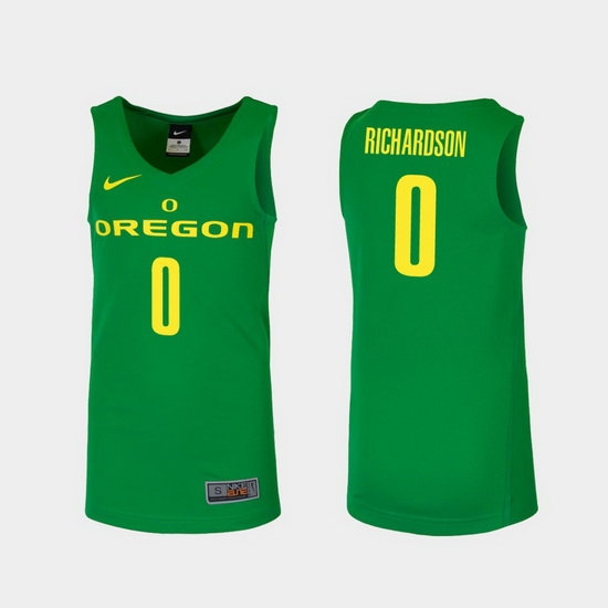 Men Oregon Ducks Will Richardson Green Replica College Basketball Jersey Men Oregon Ducks Will Richardson Green Replica College Basketball Jersey
