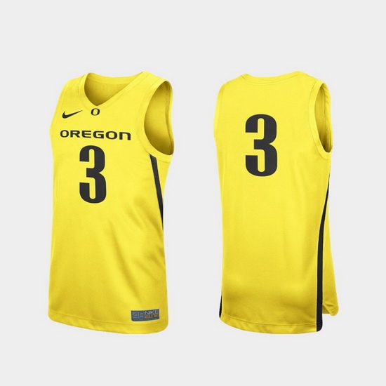 Men Oregon Ducks Yellow Replica College Basketball Jersey Men Oregon Ducks Yellow Replica College Basketball Jersey