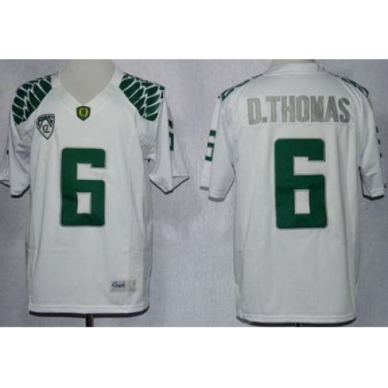 Oregon Duck 6 De'Anthony Thomas White Limited NCAA Jerseys Oregon Duck 6 De'Anthony Thomas White Limited NCAA Jerseys