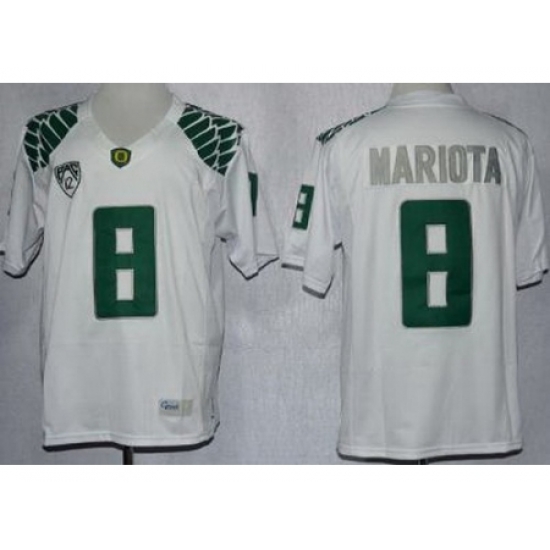Oregon Duck 8 Marcus Mariota White Limited NCAA Jerseys Oregon Duck 8 Marcus Mariota White Limited NCAA Jerseys