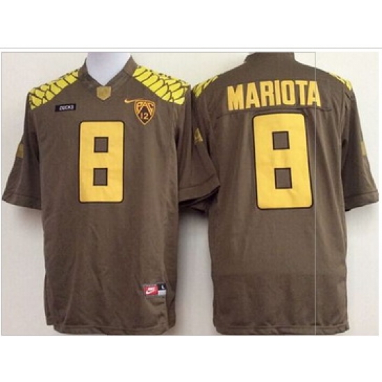 Oregon Ducks #8 Marcus Mariota Olive Limited Stitched NCAA Jersey Oregon Ducks #8 Marcus Mariota Olive Limited Stitched NCAA Jersey