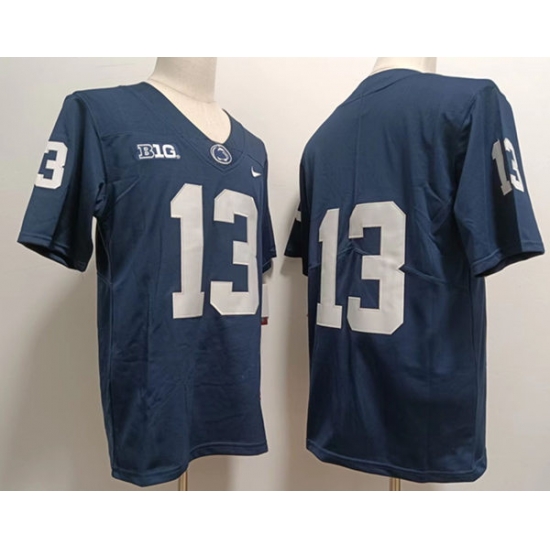 Men Penn State Nittany Lions #13 Kaytron Allen Navy Blue College Football Jersey No Name Men Penn State Nittany Lions #13 Kaytron Allen Navy Blue College Football Jersey No Name