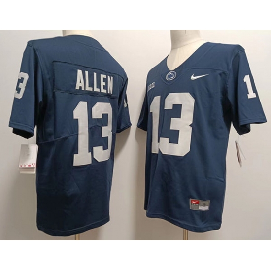 Men Penn State Nittany Lions #13 Kaytron Allen Navy Blue College Football Jersey Men Penn State Nittany Lions #13 Kaytron Allen Navy Blue College Football Jersey