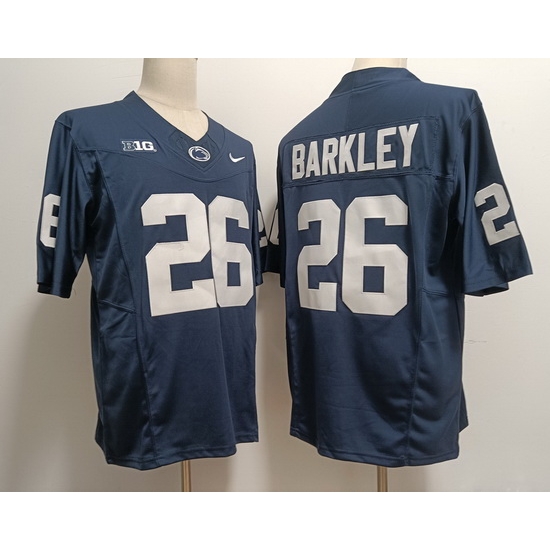 Men Penn State Nittany Lions #26 Saquon Barkley Navy Blue F U S E College Football Jersey Men Penn State Nittany Lions #26 Saquon Barkley Navy Blue F U S E College Football Jersey