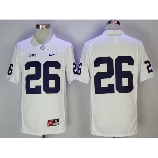 NCAA Penn State Nittany Lions #26 Saquon Barkley White College Football Jersey NCAA Penn State Nittany Lions #26 Saquon Barkley White College Football Jersey