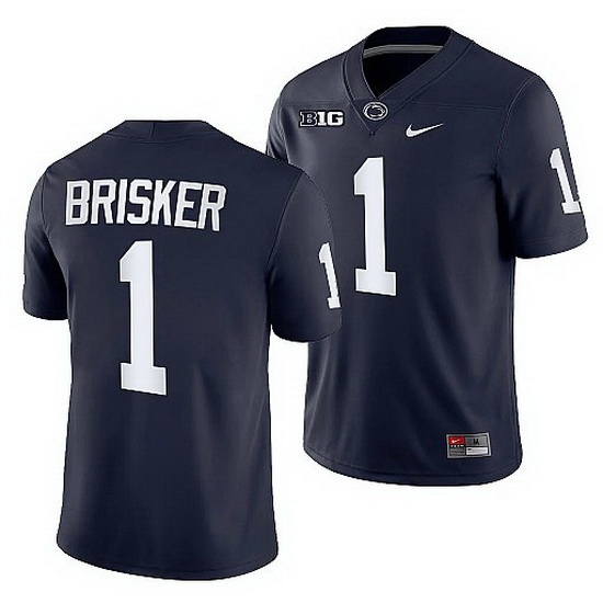 penn state nittany lions jaquan brisker navy college football men jersey penn state nittany lions jaquan brisker navy college football men jersey