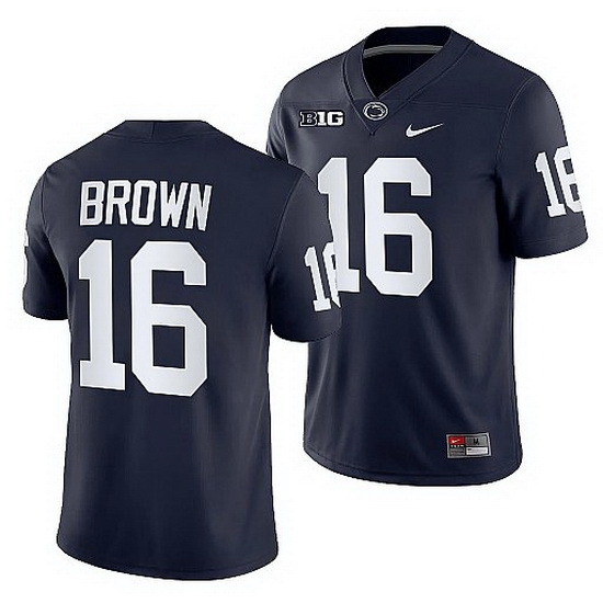 penn state nittany lions ji'ayir brown navy college football men jersey penn state nittany lions ji'ayir brown navy college football men jersey