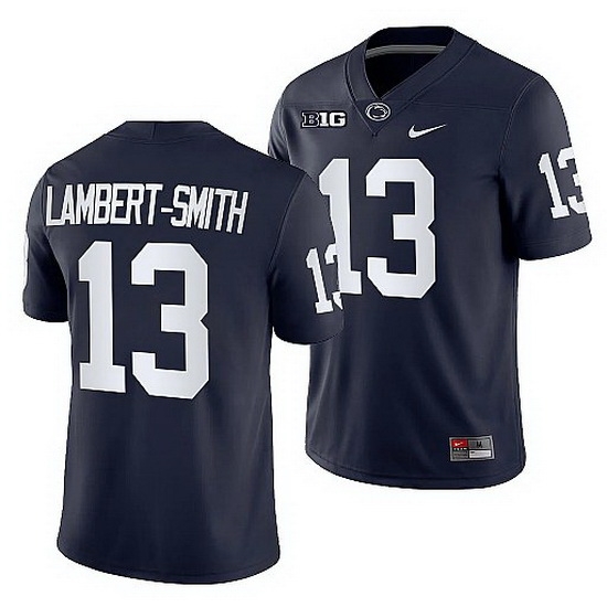 penn state nittany lions keandre lambert smith navy college football men jersey penn state nittany lions keandre lambert smith navy college football men jersey