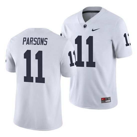 penn state nittany lions micah parsons white game men's jersey penn state nittany lions micah parsons white game men's jersey