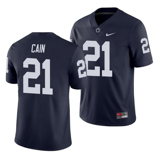 penn state nittany lions noah cain navy college football men's jersey penn state nittany lions noah cain navy college football men's jersey