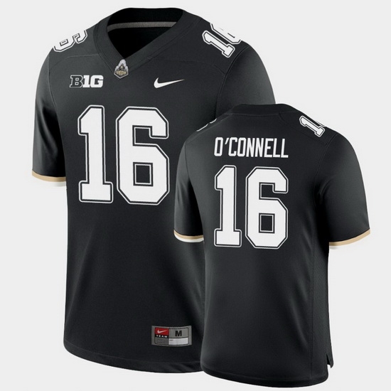 Men Purdue Boilermakers Aidan O'Connell College Football Game Black Jersey Men Purdue Boilermakers Aidan O'Connell College Football Game Black Jersey