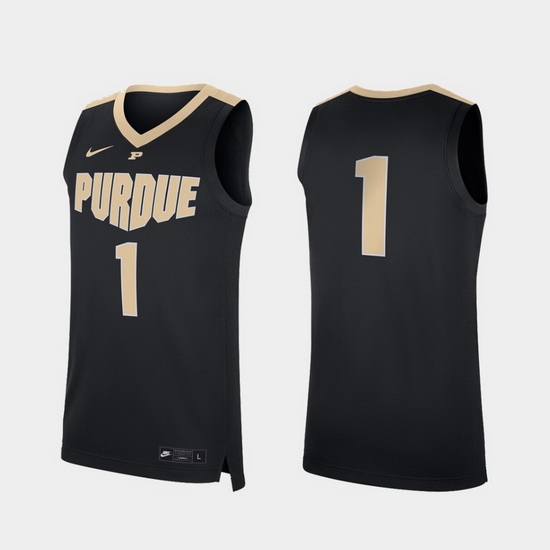 Men Purdue Boilermakers Black Replica College Basketball Jersey Men Purdue Boilermakers Black Replica College Basketball Jersey