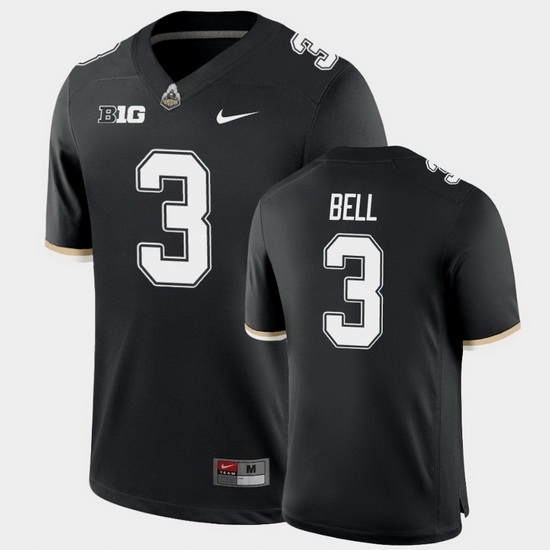 Men Purdue Boilermakers David Bell College Football Game Black Jersey Men Purdue Boilermakers David Bell College Football Game Black Jersey