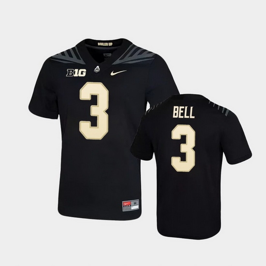 Men Purdue Boilermakers David Bell Game Football Black Jersey Men Purdue Boilermakers David Bell Game Football Black Jersey