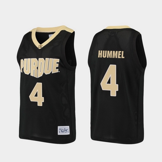 Men Purdue Boilermakers Robbie Hummel Alumni Black Basketball Jersey Men Purdue Boilermakers Robbie Hummel Alumni Black Basketball Jersey