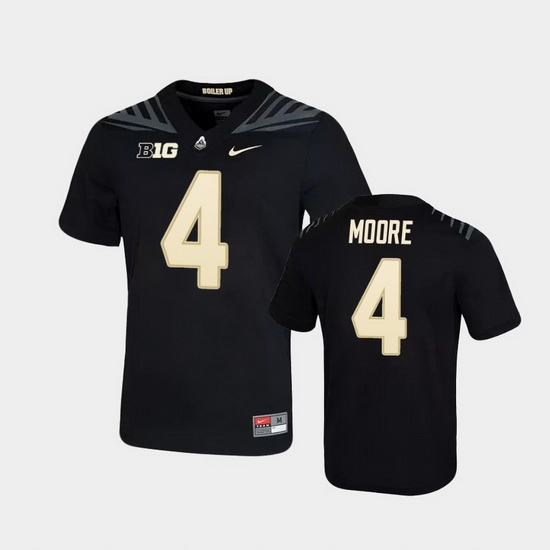 Men Purdue Boilermakers Rondale Moore Game Football Black Jersey Men Purdue Boilermakers Rondale Moore Game Football Black Jersey