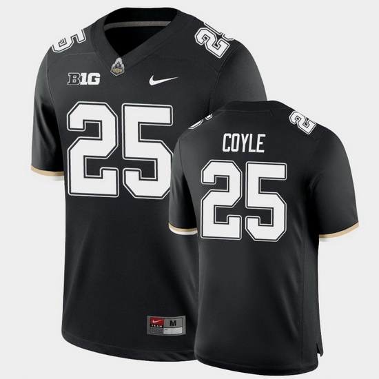 Men Purdue Boilermakers Tyler Coyle College Football Game Black Jersey Men Purdue Boilermakers Tyler Coyle College Football Game Black Jersey