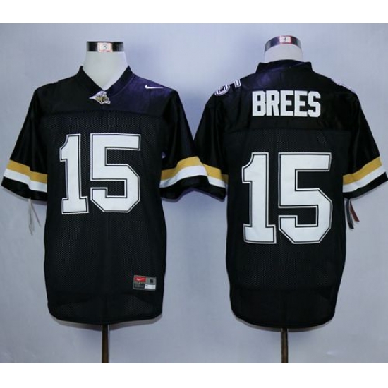 Purdue Boilermakers #15 Drew Brees Black Stitched NCAA Jersey Purdue Boilermakers #15 Drew Brees Black Stitched NCAA Jersey
