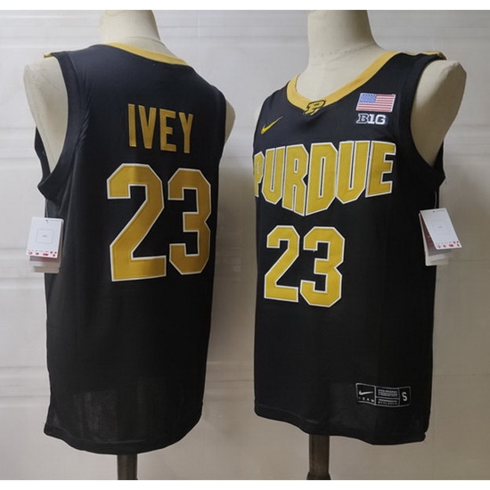 Purdue Boilermakers 23 Jaden Ivey Black Stitched Jersey Purdue Boilermakers 23 Jaden Ivey Black Stitched Jersey
