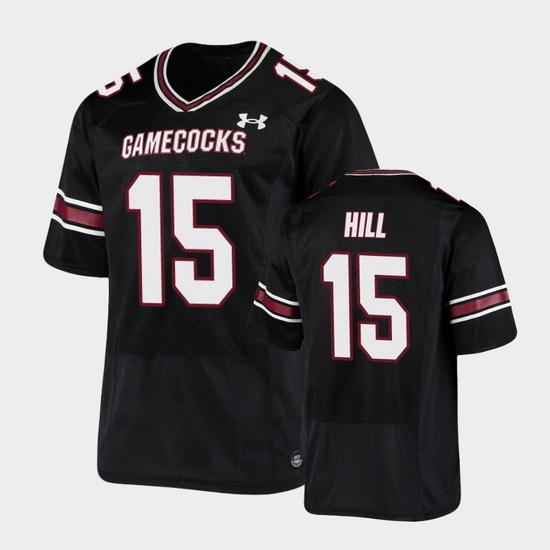 Men South Carolina Gamecocks Collin Hill Replica Black Football Jersey Men South Carolina Gamecocks Collin Hill Replica Black Football Jersey