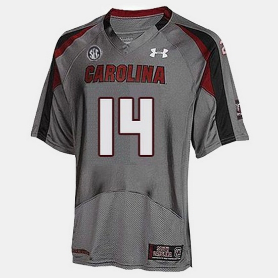 Men South Carolina Gamecocks Connor Shaw College Football Gray Jersey Men South Carolina Gamecocks Connor Shaw College Football Gray Jersey