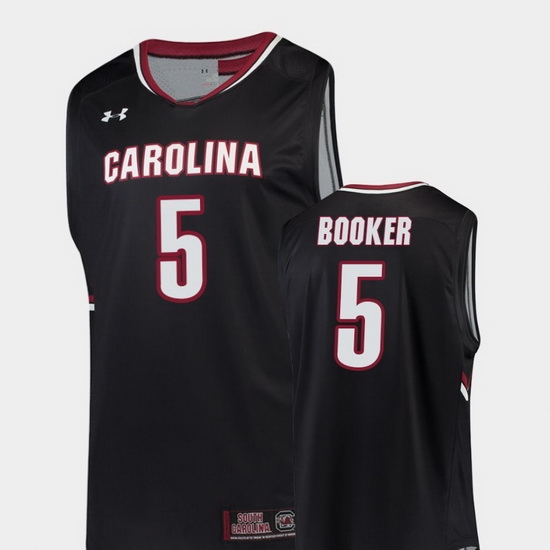 Men South Carolina Gamecocks Frank Booker Black Replica College Basketball Jersey Men South Carolina Gamecocks Frank Booker Black Replica College Basketball Jersey