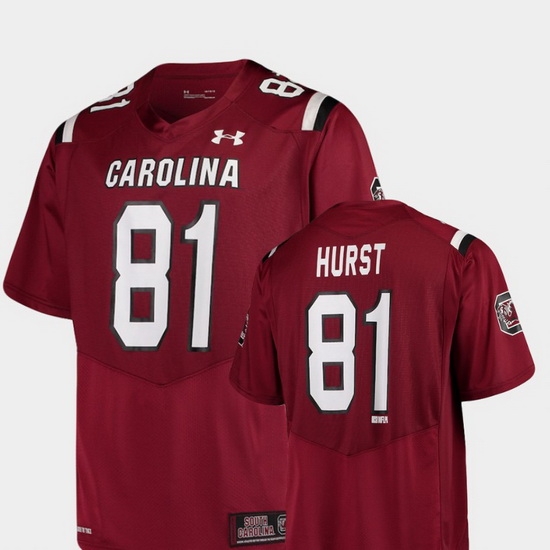 Men South Carolina Gamecocks Hayden Hurst 81 Garnet Alumni Football Game Replica Jersey Men South Carolina Gamecocks Hayden Hurst 81 Garnet Alumni Football Game Replica Jersey