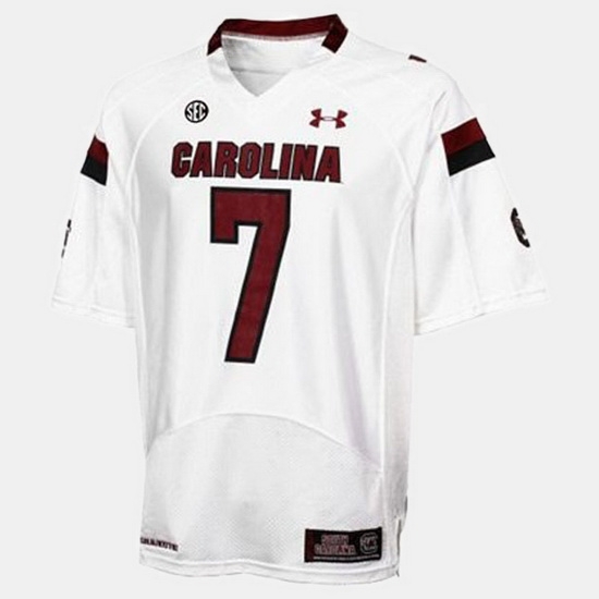 Men South Carolina Gamecocks Jadeveon Clowney College Football White Jersey Men South Carolina Gamecocks Jadeveon Clowney College Football White Jersey
