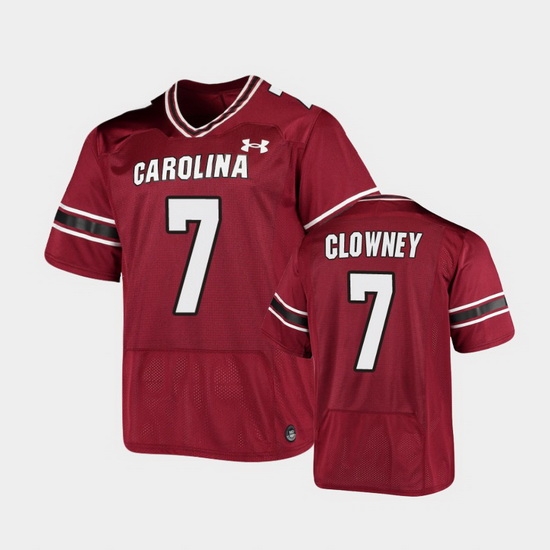 Men South Carolina Gamecocks Jadeveon Clowney Replica Garnet Football Jersey Men South Carolina Gamecocks Jadeveon Clowney Replica Garnet Football Jersey