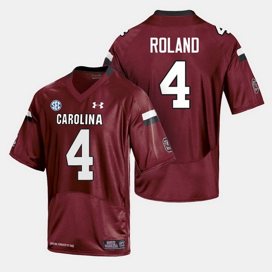 Men South Carolina Gamecocks Shaq Roland College Football Cardinal Jersey Men South Carolina Gamecocks Shaq Roland College Football Cardinal Jersey