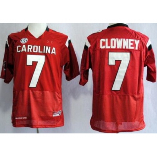 South Carolina Gamecocks 7 Jadeveon Clowney Red College Football NCAA Jersey South Carolina Gamecocks 7 Jadeveon Clowney Red College Football NCAA Jersey