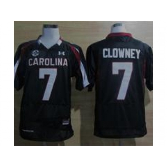 Under Armour South Carolina Javedeon Clowney #7 New SEC Patch NCAA Football - Black Under Armour South Carolina Javedeon Clowney #7 New SEC Patch NCAA Football - Black