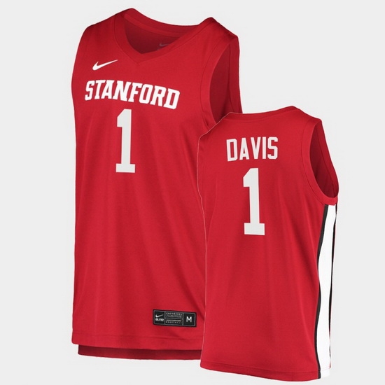 Men Stanford Cardinal Daejon Davis College Basketball Red 2020 21 Jersey Men Stanford Cardinal Daejon Davis College Basketball Red 2020 21 Jersey