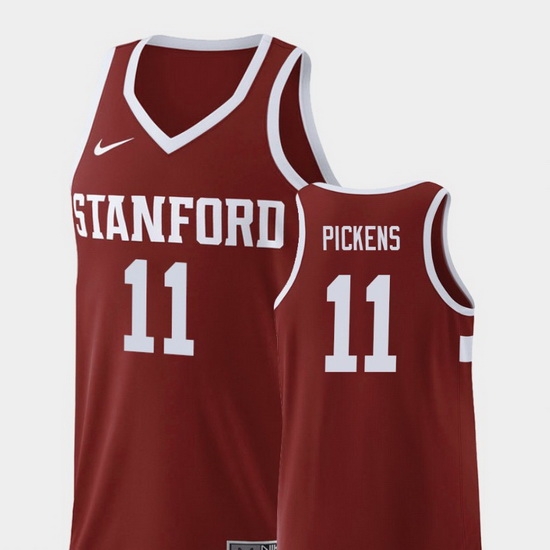 Men Stanford Cardinal Dorian Pickens Wine Replica College Basketball Jersey Men Stanford Cardinal Dorian Pickens Wine Replica College Basketball Jersey