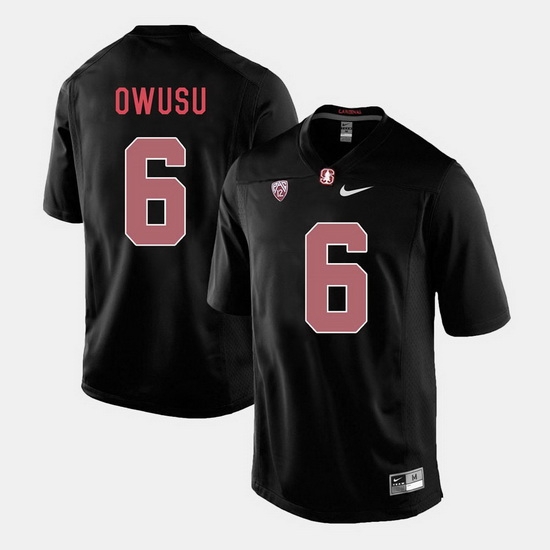 Men Stanford Cardinal Francis Owusu College Football Black Jersey Men Stanford Cardinal Francis Owusu College Football Black Jersey