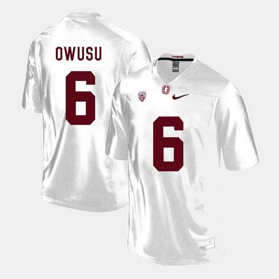 Men Stanford Cardinal Francis Owusu College Football White Jersey Men Stanford Cardinal Francis Owusu College Football White Jersey