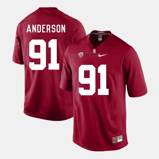 Men Stanford Cardinal Henry Anderson College Football Cardinal Jersey Men Stanford Cardinal Henry Anderson College Football Cardinal Jersey